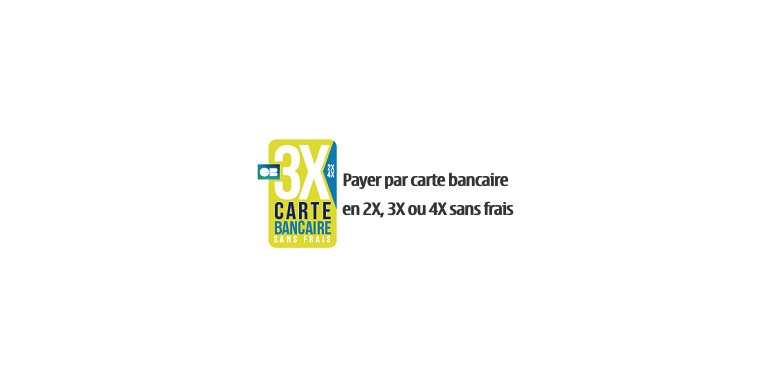 Les paiements en 2, 3 et 4x sans frais par Carte Bancaire