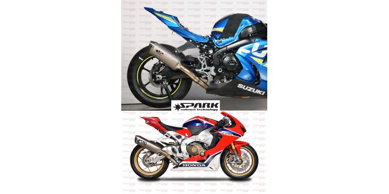 Lignes Racing SPARK pour SUZUKI GSX-R 1000 2017 et HONDA CBR1000RR 2017... ENFIN !!